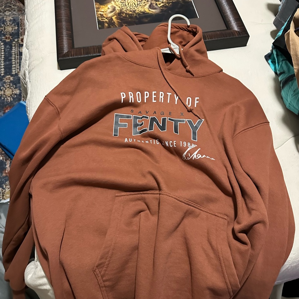 Savage X Fenty Men's Rust Hoodie
